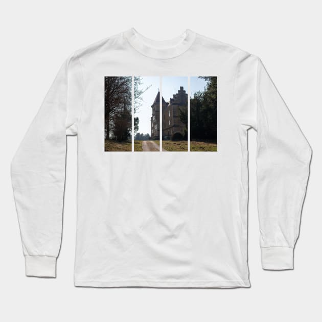 Marusevec Castle (Pongratz noble family) is a 16th-century castle in northern Croatia (Varazdin county). Close view. Sunny spring day Long Sleeve T-Shirt by fabbroni-art